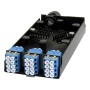Zettonics LC OS2 Multimode 12 Duplex Unloaded Fibre Cassette Blue