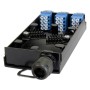 Zettonics LC OS2 Multimode 12 Duplex Unloaded Fibre Cassette Blue
