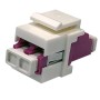 LC Duplex Singlemode Fibre Keystone Jack