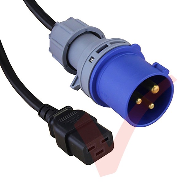 16A Commando to IEC C19 Power Cable