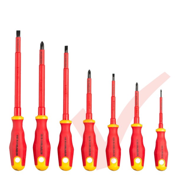 Jonard TK-70INS 7 Piece Insulated Screwdriver Kit |Patchsave