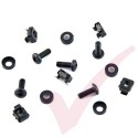 M6 Cage Nuts & Screws (bag of 50) in Black