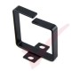 Black 75mm x 75mm Bolt-on Cable Management Ring
