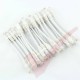 24 Pack of 15cm (6-inch) in White - Cat6 High Grade 250MHz 24AWG LSZH Patch Lead for 1U Patching