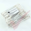 24 Pack of 15cm (6-inch) in White - Cat6 High Grade 250MHz 24AWG LSZH Patch Lead for 1U Patching