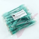 24 Pack of 15cm (6-inch) in Green - Cat6 High Grade 250MHz 24AWG LSZH Patch Lead for 1U Patching