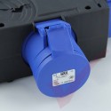 32Amp Power Junction Box -  IEC309 Commando Male Plug to 3x Commando Female Sockets Power Distribution Unit