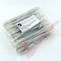 24 Pack of 15cm (6-inch) in Grey - Cat6 High Grade 250MHz 24AWG LSZH Patch Lead for 1U Patching