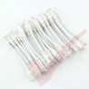 24 Pack of 20cm (8-inch) in White - Cat6 High Grade 250MHz 24AWG LSZH Patch Cables for 2U Patching