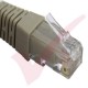 24 Pack of 20cm (8-inch) in Grey - Cat5e High Grade 125MHz 24AWG LSZH Patch Lead for 2U Patching