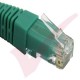 24 Pack of 20cm (8-inch) in Green - Cat5e High Grade 125MHz 24AWG LSZH Patch Lead for 2U Patching
