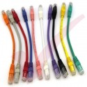 24 Pack of 20cm (8-inch) in Green - Cat5e High Grade 125MHz 24AWG LSZH Patch Lead for 2U Patching