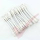24 Pack of 20cm (8-inch) in White - Cat5e High Grade 125MHz 24AWG LSZH Patch Lead for 2U Patching