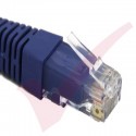 24 Pack of 15cm (6-inch) in Blue - Cat5e High Grade 125MHz 24AWG LSZH Patch Lead for 1U Patching