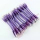24 Pack of 15cm (6-inch) in Purple - Cat5e High Grade 125MHz 24AWG LSZH Patch Lead for 1U Patching