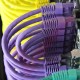 24 Pack of 15cm (6-inch) in Pink - Cat5e High Grade 125MHz 24AWG LSZH Patch Lead for 1U Patching