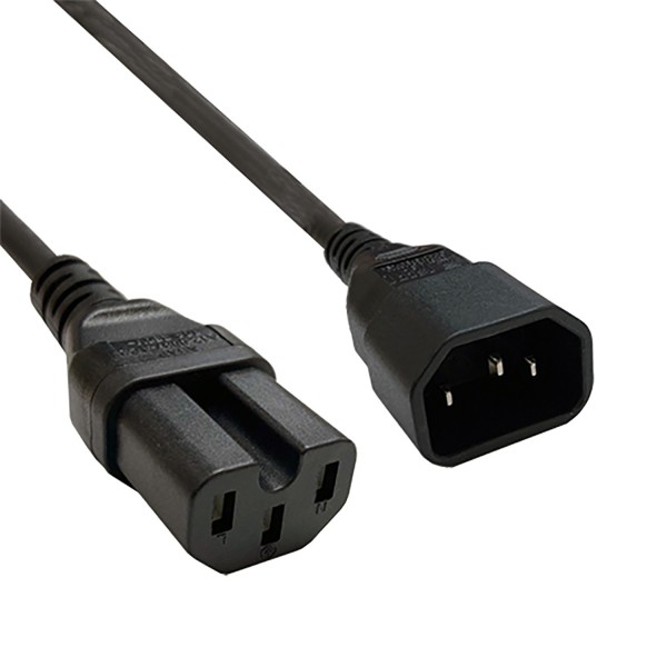 C14 to C15 10A IEC Power Extension Cables