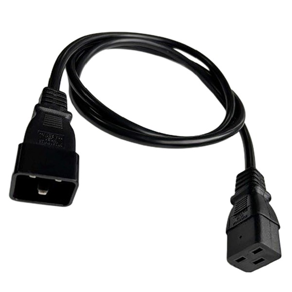 Premium Coiled C19 to C20 Power Cables