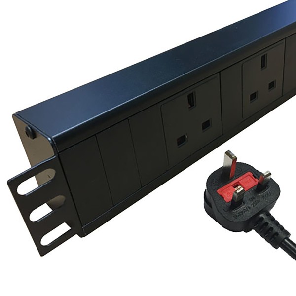 UK Plug Rack PDU with Multiple UK Sockets